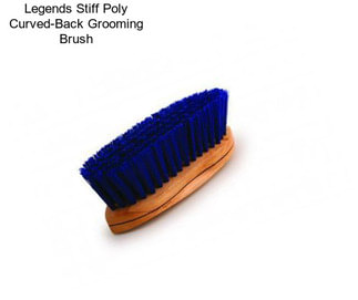 Legends Stiff Poly Curved-Back Grooming Brush