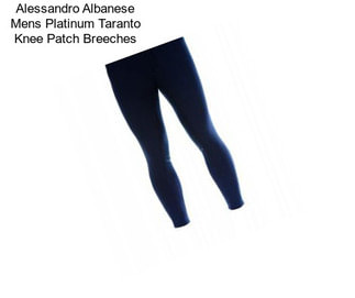 Alessandro Albanese Mens Platinum Taranto Knee Patch Breeches