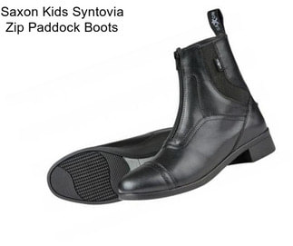 Saxon Kids Syntovia Zip Paddock Boots