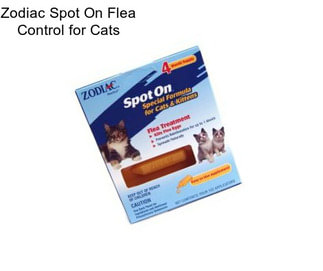 Zodiac Spot On Flea Control for Cats