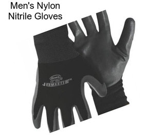 Men\'s Nylon Nitrile Gloves