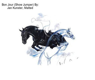 Bon Jour (Show Jumper) By: Jan Kunster, Matted