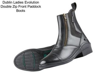 Dublin Ladies Evolution Double Zip Front Paddock Boots