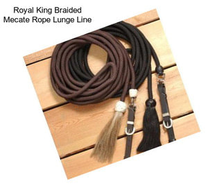 Royal King Braided Mecate Rope Lunge Line