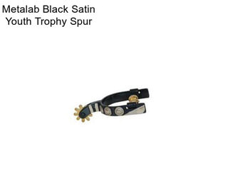 Metalab Black Satin Youth Trophy Spur