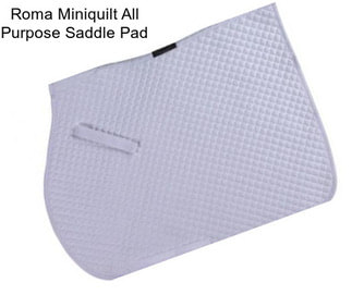 Roma Miniquilt All Purpose Saddle Pad