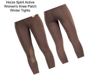Horze Spirit Active Women\'s Knee Patch Winter Tights
