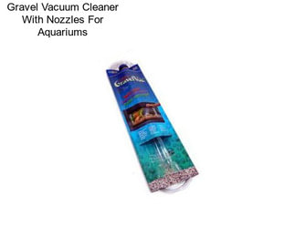 Gravel Vacuum Cleaner With Nozzles For Aquariums