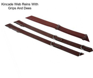 Kincade Web Reins With Grips And Dees