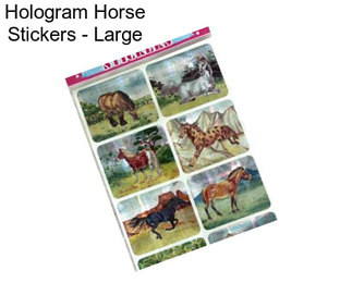 Hologram Horse Stickers - Large