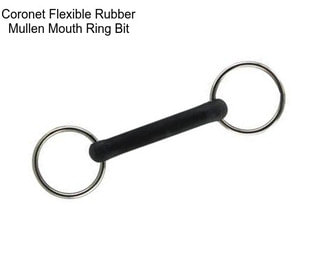 Coronet Flexible Rubber Mullen Mouth Ring Bit