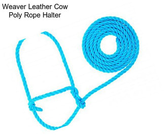 Weaver Leather Cow Poly Rope Halter