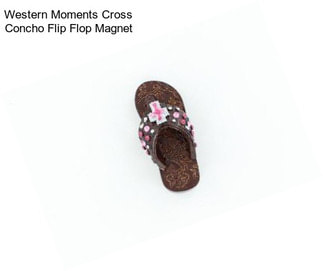 Western Moments Cross Concho Flip Flop Magnet