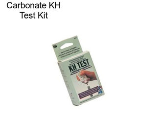 Carbonate KH Test Kit