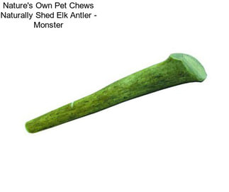 Nature\'s Own Pet Chews Naturally Shed Elk Antler - Monster