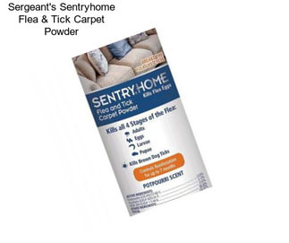 Sergeant\'s Sentryhome Flea & Tick Carpet Powder