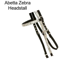 Abetta Zebra Headstall
