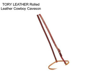TORY LEATHER Rolled Leather Cowboy Caveson