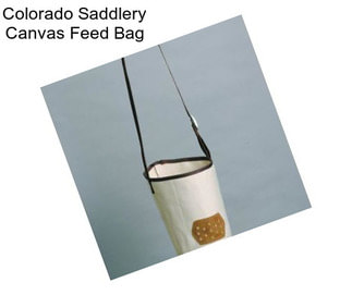Colorado Saddlery Canvas Feed Bag