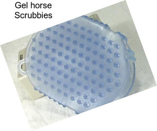 Gel horse Scrubbies