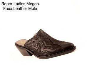 Roper Ladies Megan Faux Leather Mule