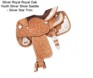 Silver Royal Royal Oak Youth Silver Show Saddle - Silver Star Trim