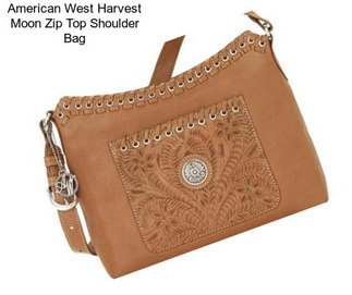 American West Harvest Moon Zip Top Shoulder Bag