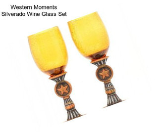 Western Moments Silverado Wine Glass Set