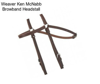 Weaver Ken McNabb Browband Headstall