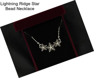 Lightning Ridge Star Bead Necklace