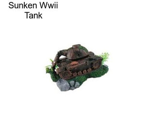 Sunken Wwii Tank