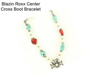 Blazin Roxx Center Cross Boot Bracelet