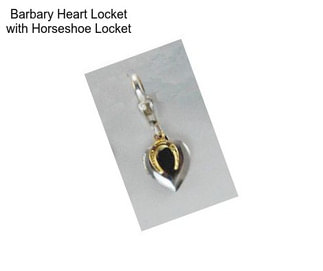 Barbary Heart Locket with Horseshoe Locket