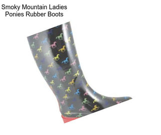 Smoky Mountain Ladies Ponies Rubber Boots