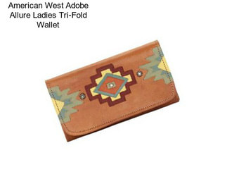 American West Adobe Allure Ladies Tri-Fold Wallet