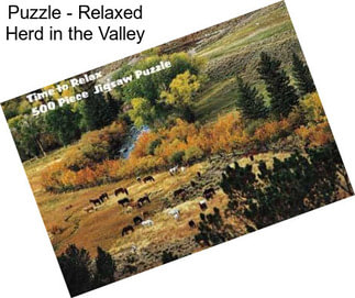 Puzzle - Relaxed Herd in the Valley