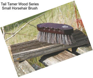 Tail Tamer Wood Series Small Horsehair Brush