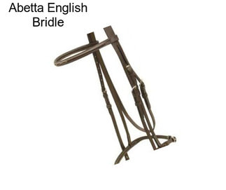 Abetta English Bridle