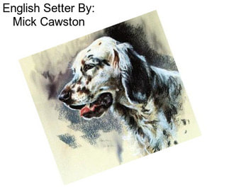 English Setter By: Mick Cawston