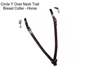 Circle Y Over Neck Trail Breast Collar - Horse