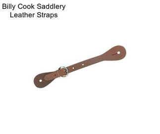 Billy Cook Saddlery Leather Straps