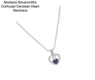 Montana Silversmiths Curlicued Cerulean Heart Necklace