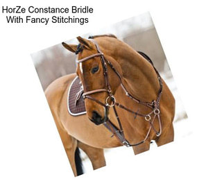 HorZe Constance Bridle With Fancy Stitchings