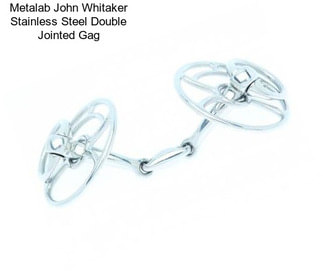 Metalab John Whitaker Stainless Steel Double Jointed Gag