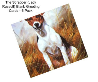 The Scrapper (Jack Russell) Blank Greeting Cards - 6 Pack