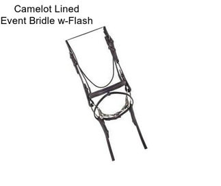 Camelot Lined Event Bridle w-Flash