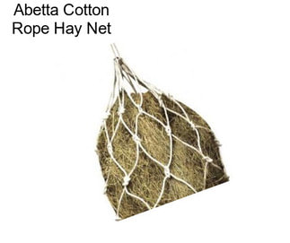 Abetta Cotton Rope Hay Net