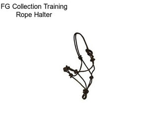 FG Collection Training Rope Halter