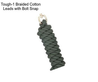 Tough-1 Braided Cotton Leads with Bolt Snap