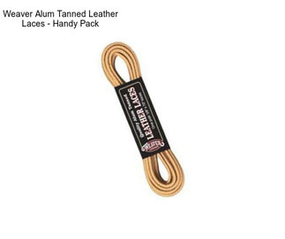 Weaver Alum Tanned Leather Laces - Handy Pack